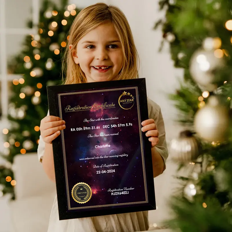 girl showing certificate